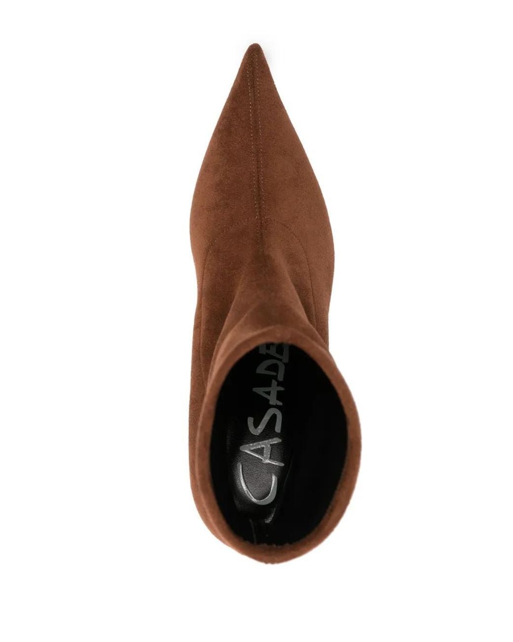 Casadei Brown Elodie 85Mm Ankle Boots
