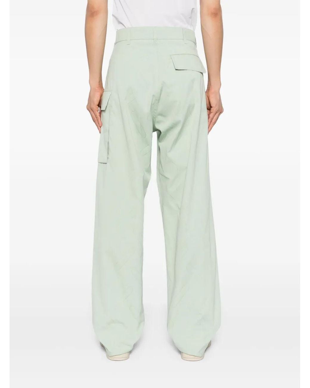 Marni Blue Confetti Cotton Trousers for men