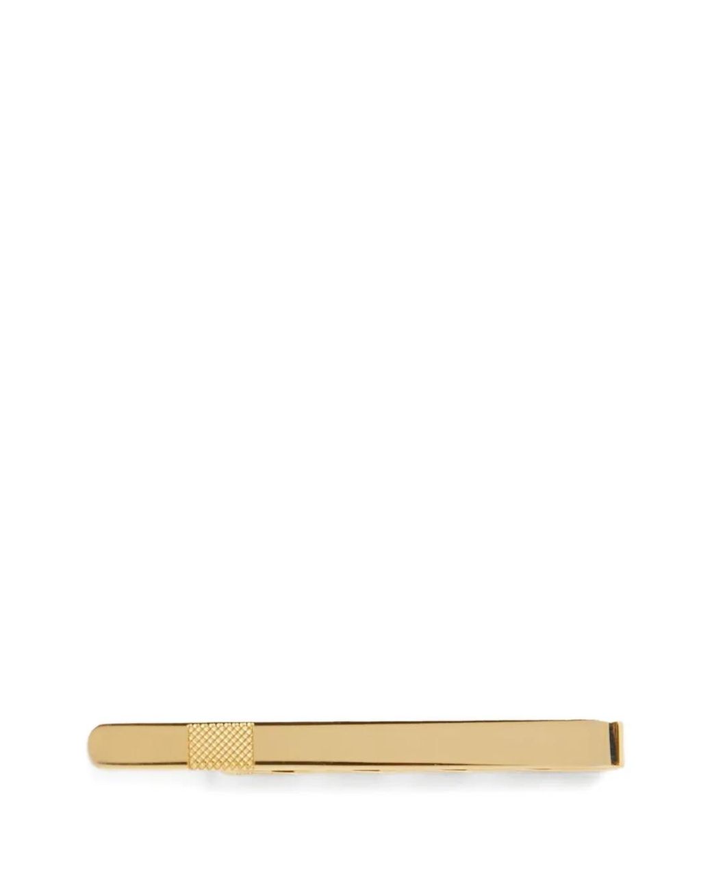 Lardini Metallic Knurled Tie Clip for men