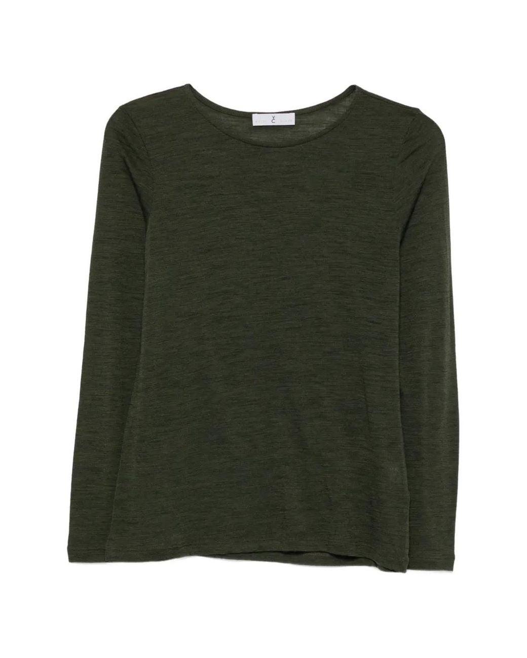 Whyci Green Long-Sleeve Top