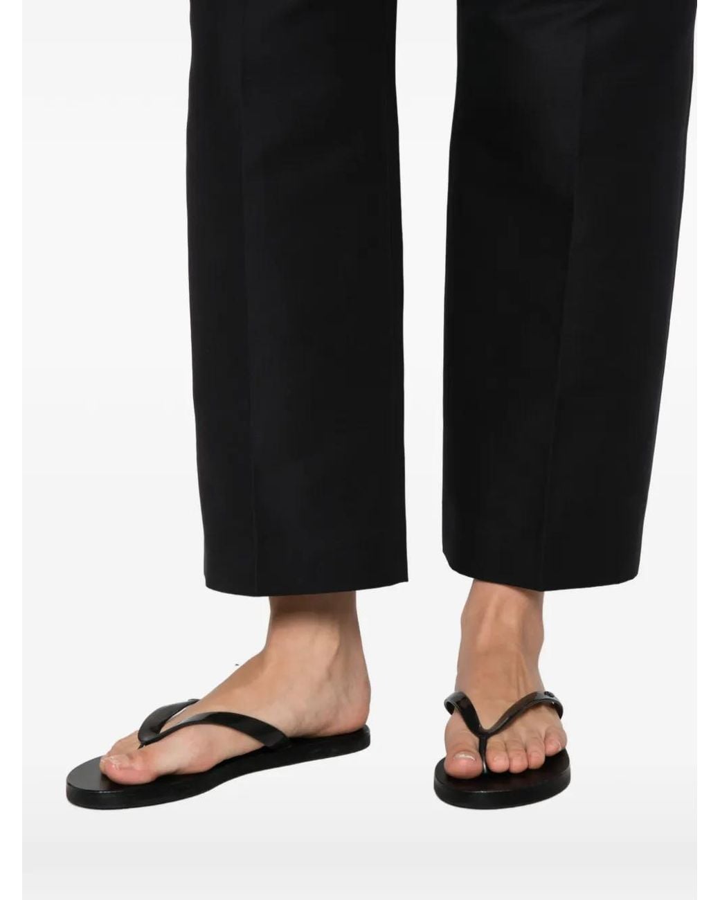 Sofie D'Hoore Black Port Straight-Leg Trousers