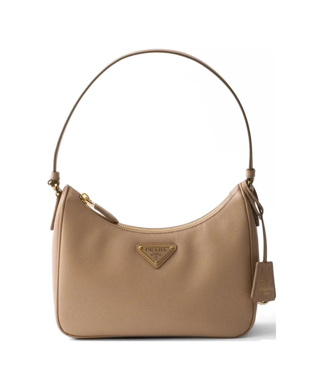 Prada Natural Re-Edition 2005 Saffiano Leather Mini-Bag