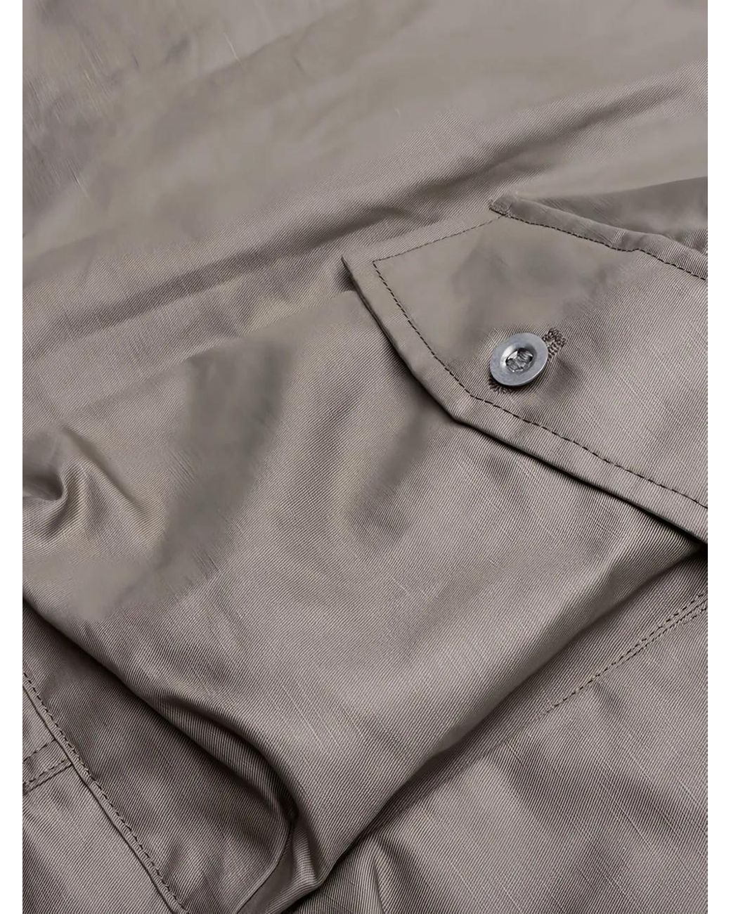 Comme des Garçons Gray Multi-Pocket Button-Cuff Shirt Jacket for men