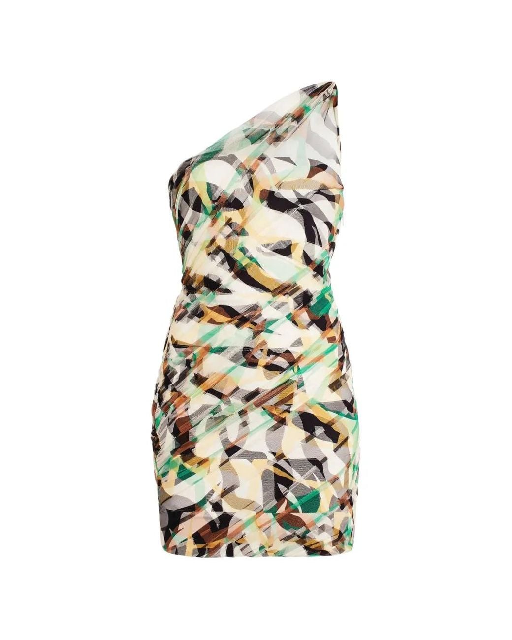 Roberto Cavalli White Macro Tiger Twiga Tulle Dress