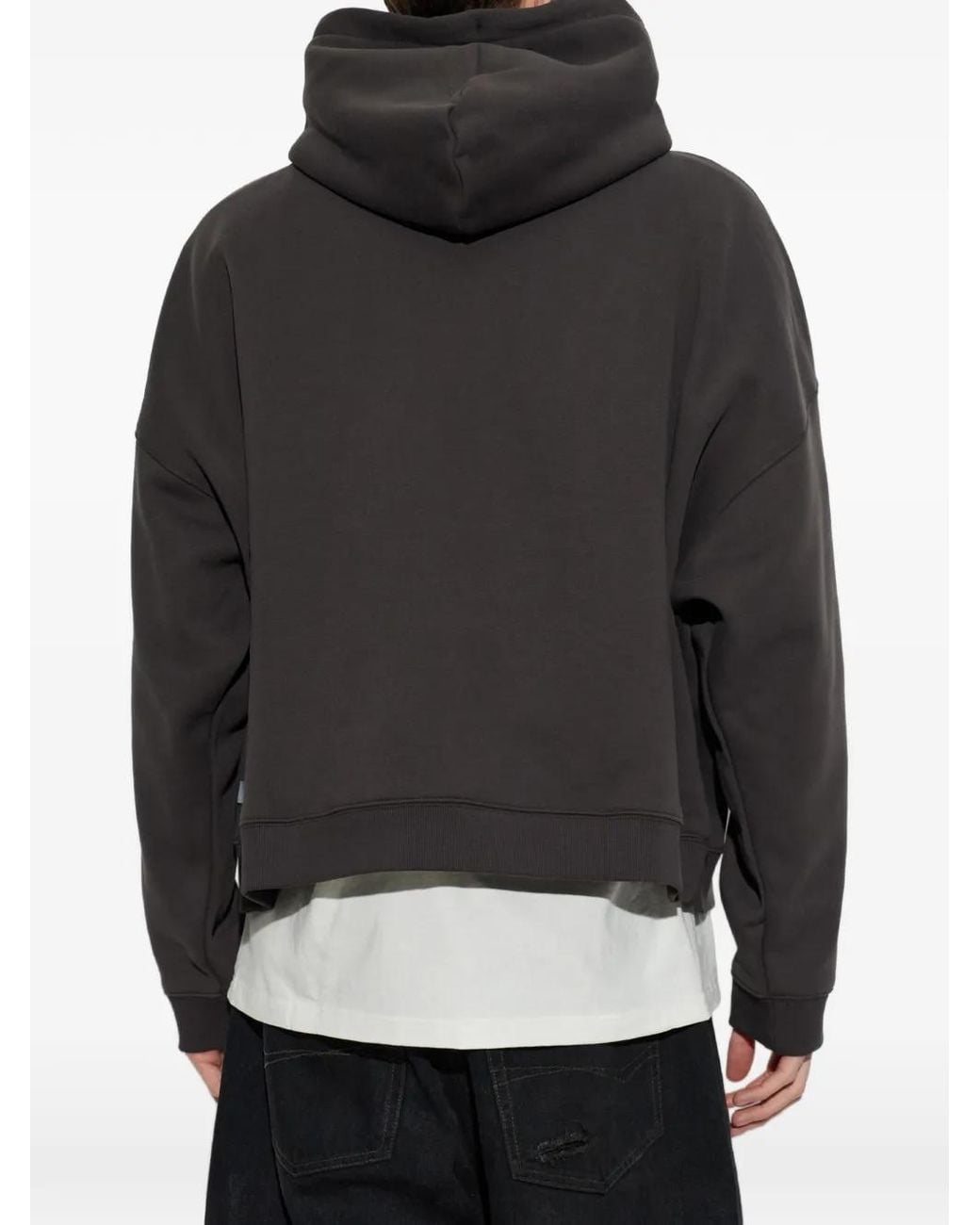 New Balance Black Street Classics Distort Fz Hoodie for men