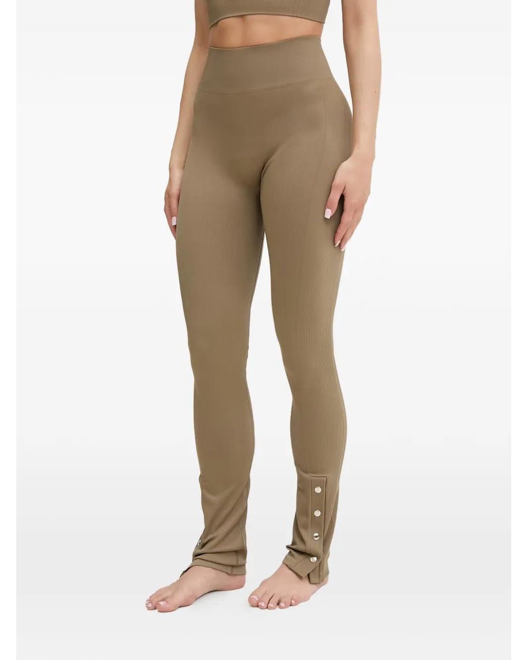 Casall Geribbelde Legging in het Natural
