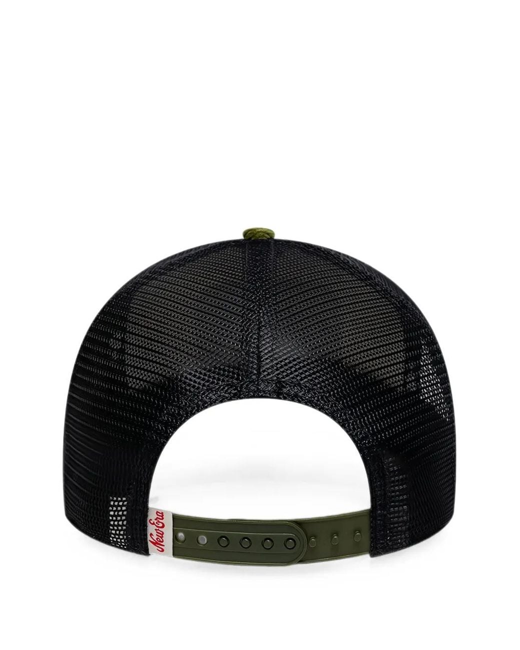 KTZ Green Logo-Patch Corduroy Trucker Cap for men
