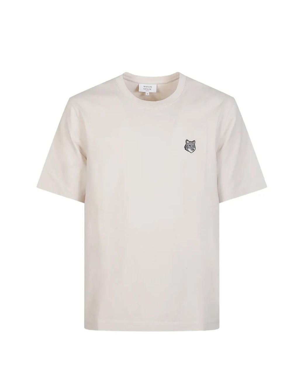 Maison Kitsuné White Logo T-Shirt for men