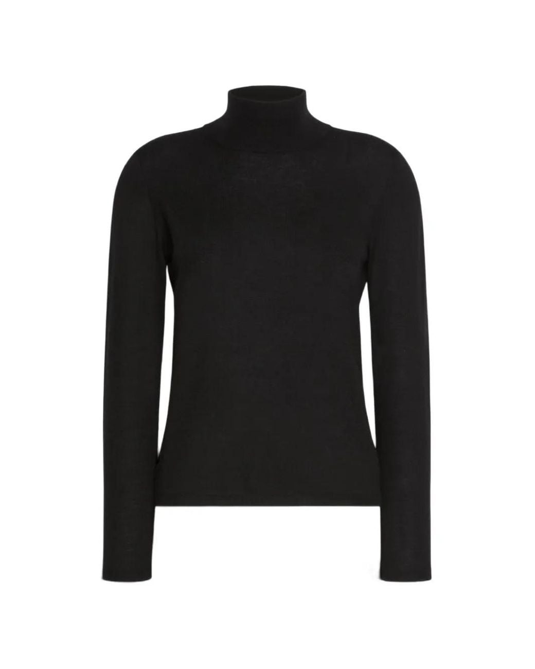 Max Mara Black High-Neck Cashmere Sweater