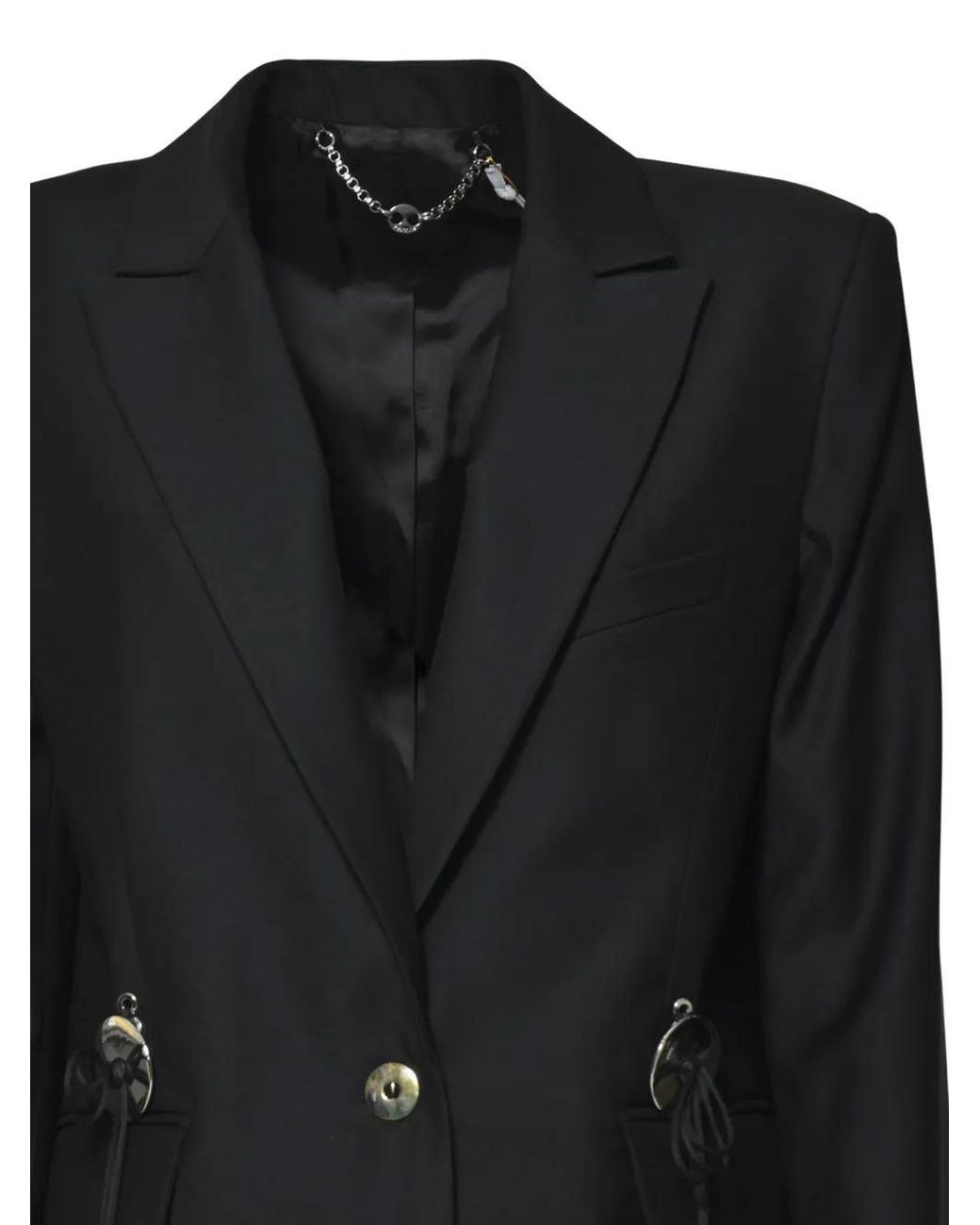 Rabanne Black Buttoned Blazer