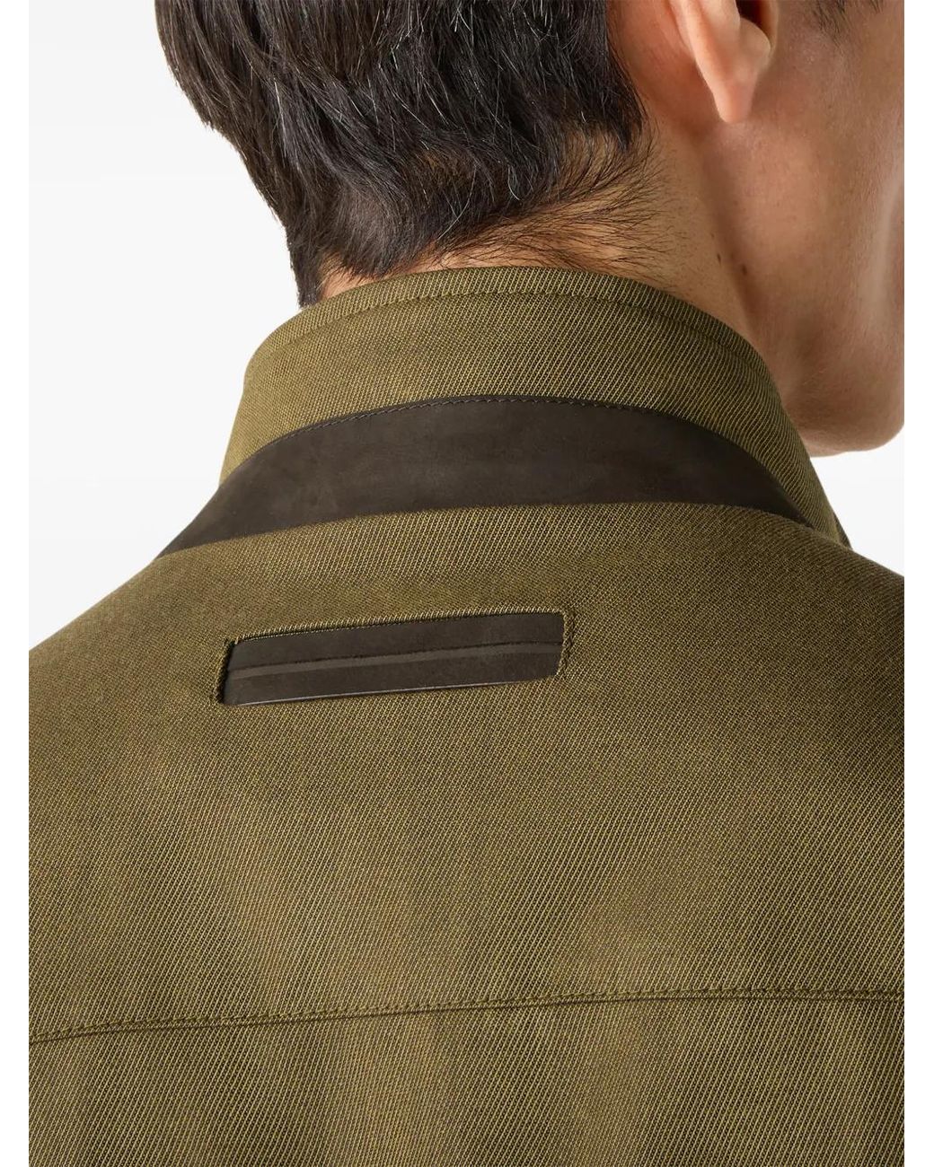 Zegna Green Four-Pocket Jacket for men