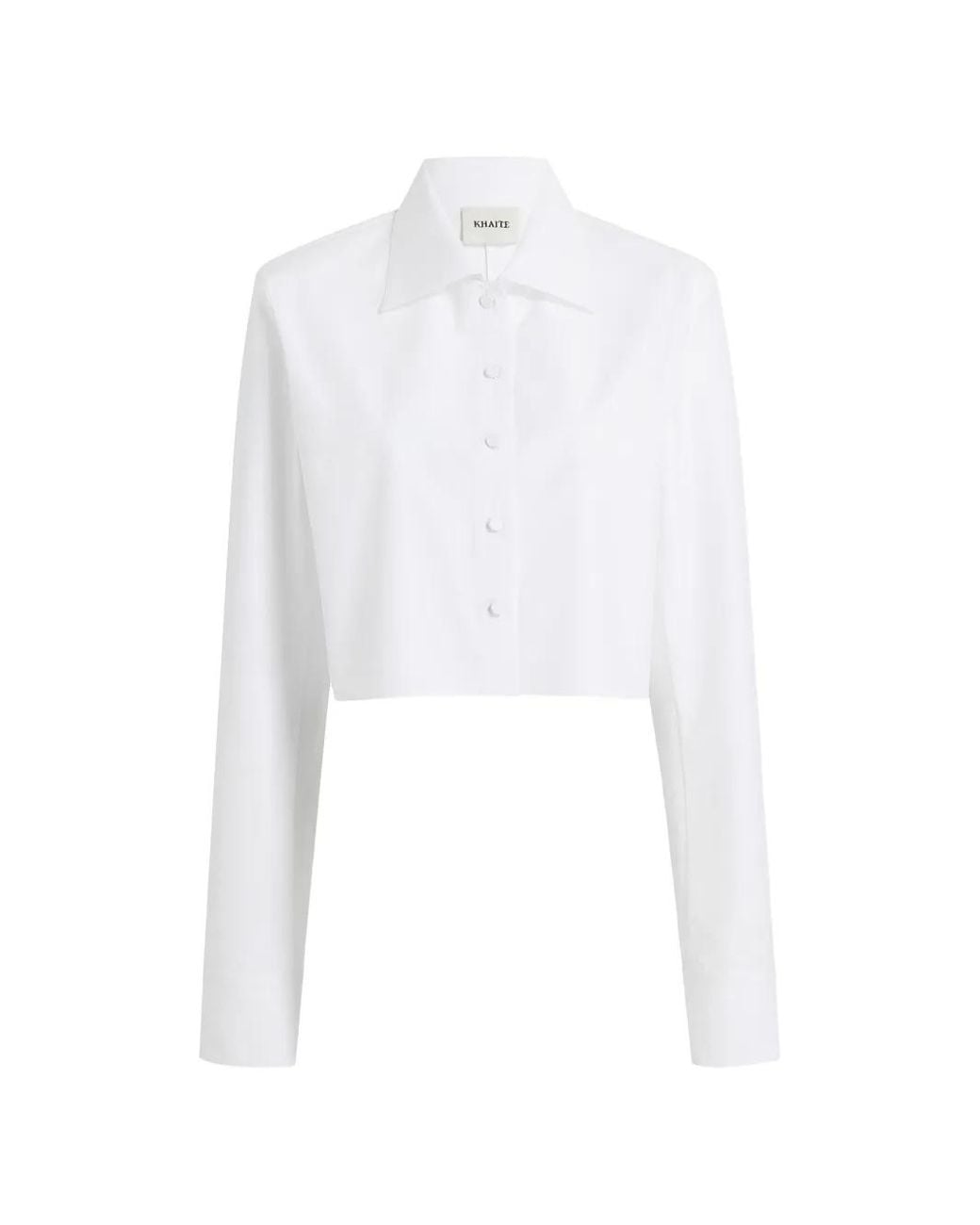 Khaite White Jasen Top