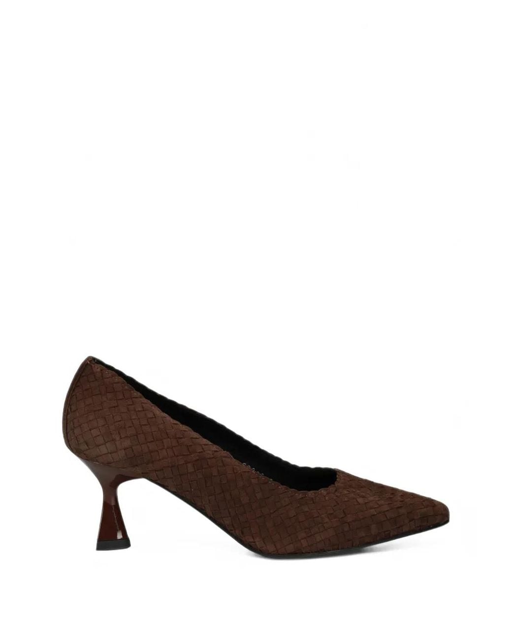 Pons Quintana Brown Woven Leather Pumps