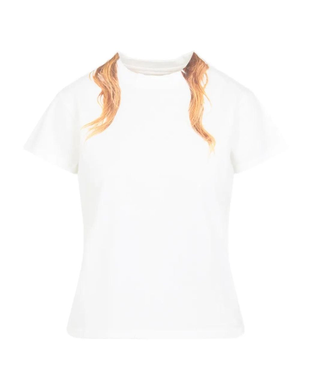 MM6 by Maison Margiela White T-Shirts