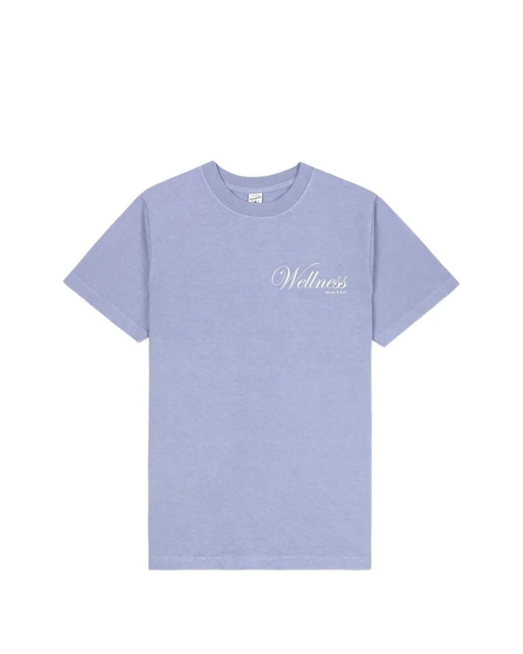 Sporty & Rich Blue Avenue Crew-Neck T-Shirt