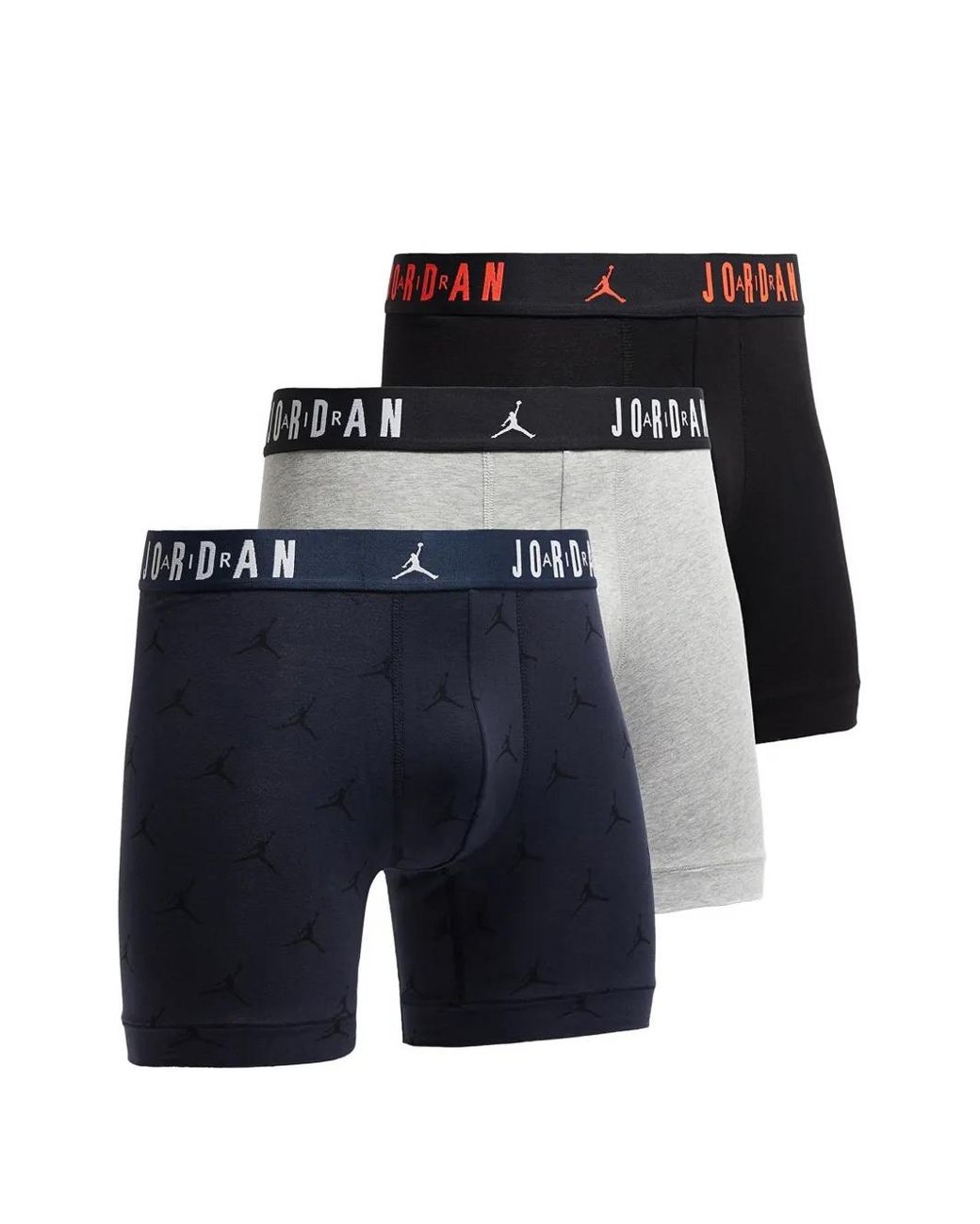 Nike Blue Logo-Waistband Boxers (Set Of Three) for men