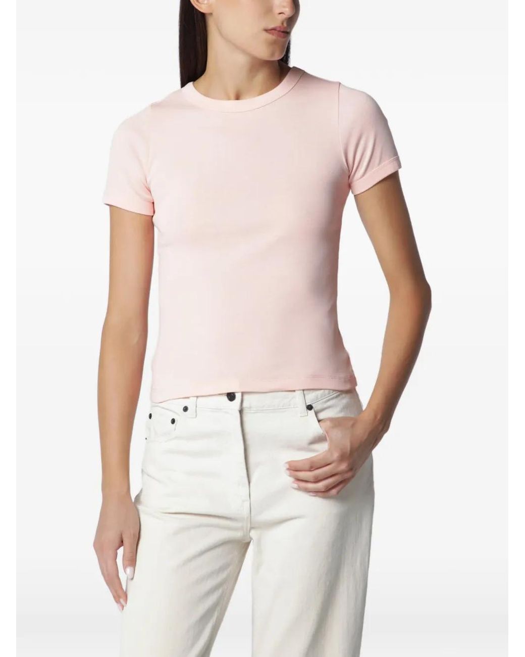 Flore Flore White Car Short-Sleeve T-Shirt