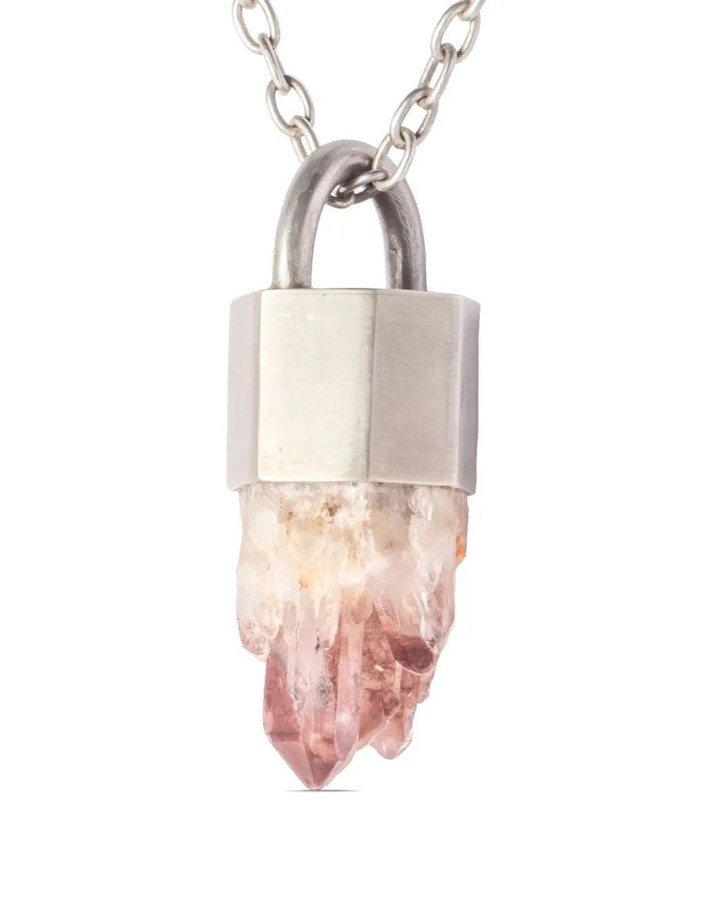 Parts Of 4 White Talisman Pendant Necklace