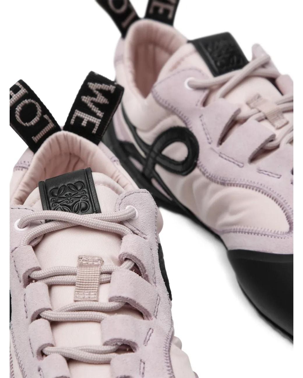 Loewe White Logo-Patch Grip Nylon Sneakers