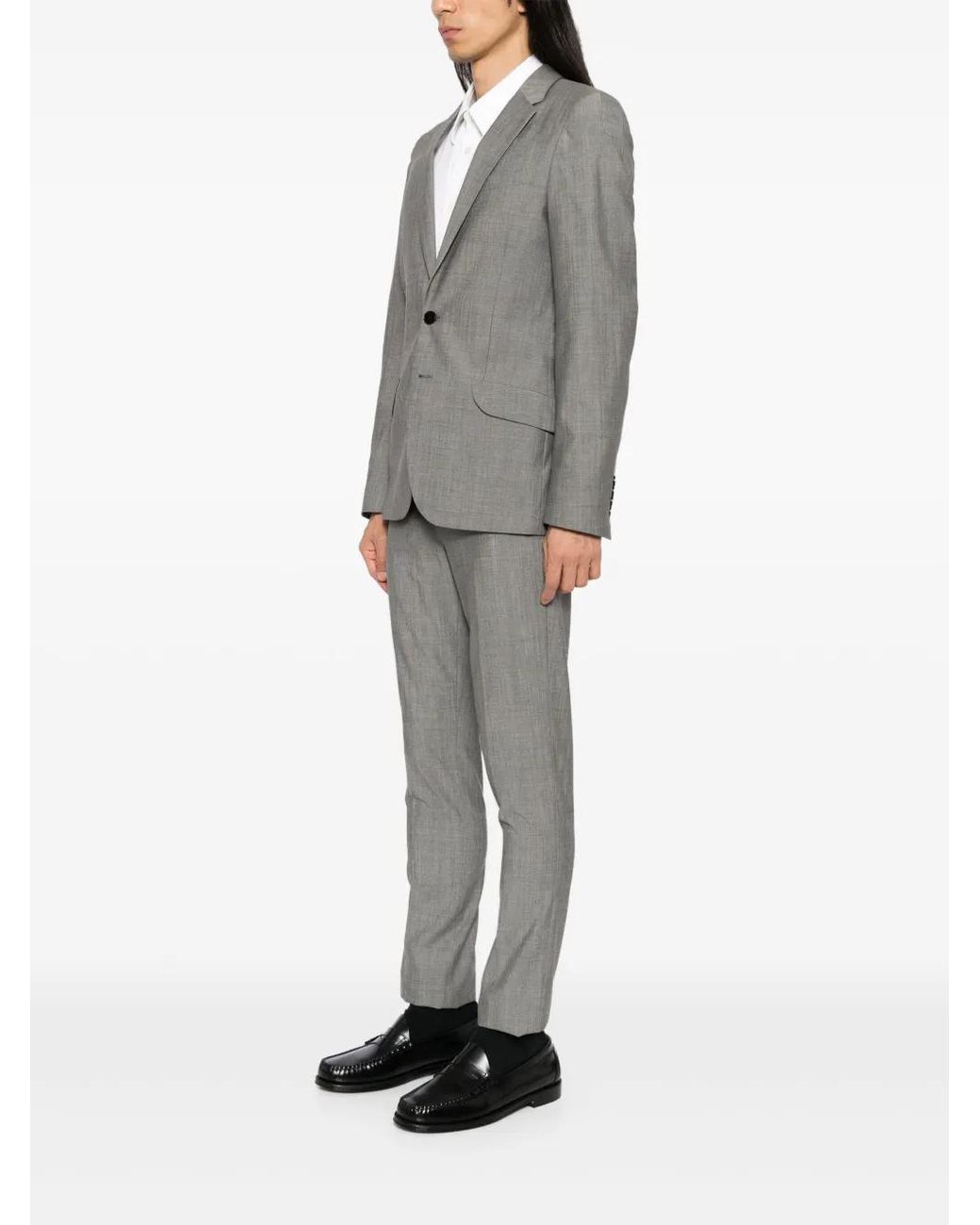 Paul Smith Gray Single-Breasted Wool-Blend Suit for men