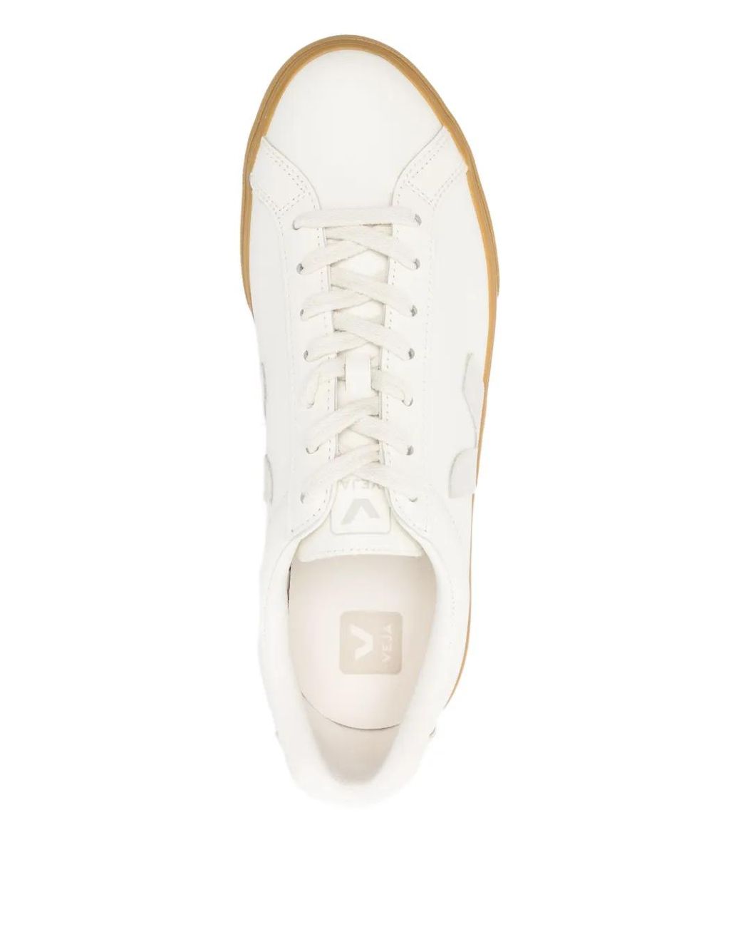 Veja White 'Esplar Logo' Eco Leather Sneakers