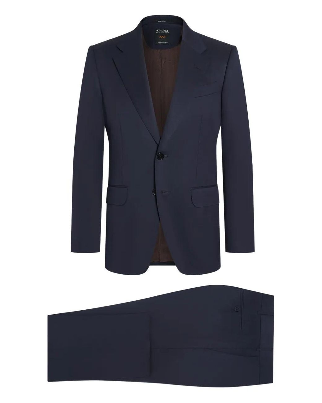 Zegna Blue Centoventimila Wool Suit for men