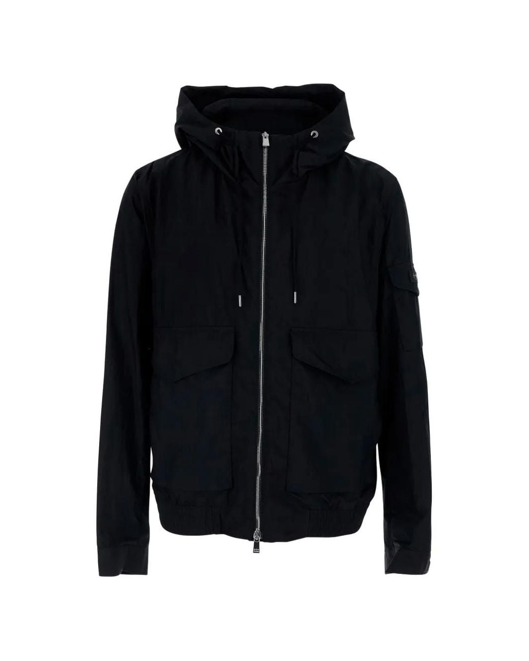 Tatras Blue Hooded Pocket Jacket for men