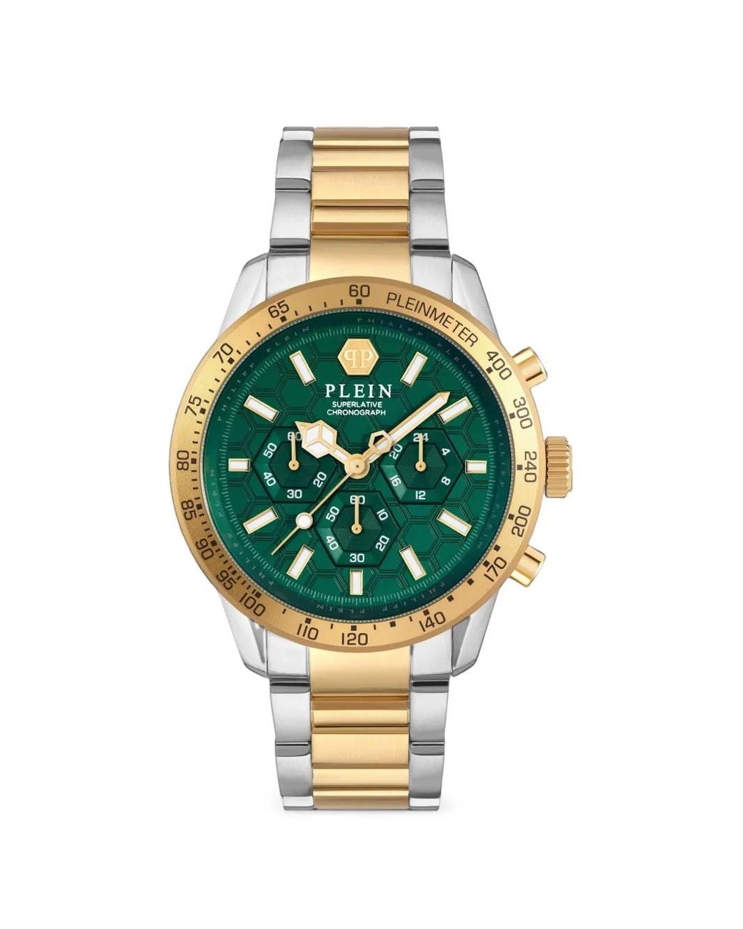 Philipp Plein Metallic Pleinmeter 44Mm Watch for men