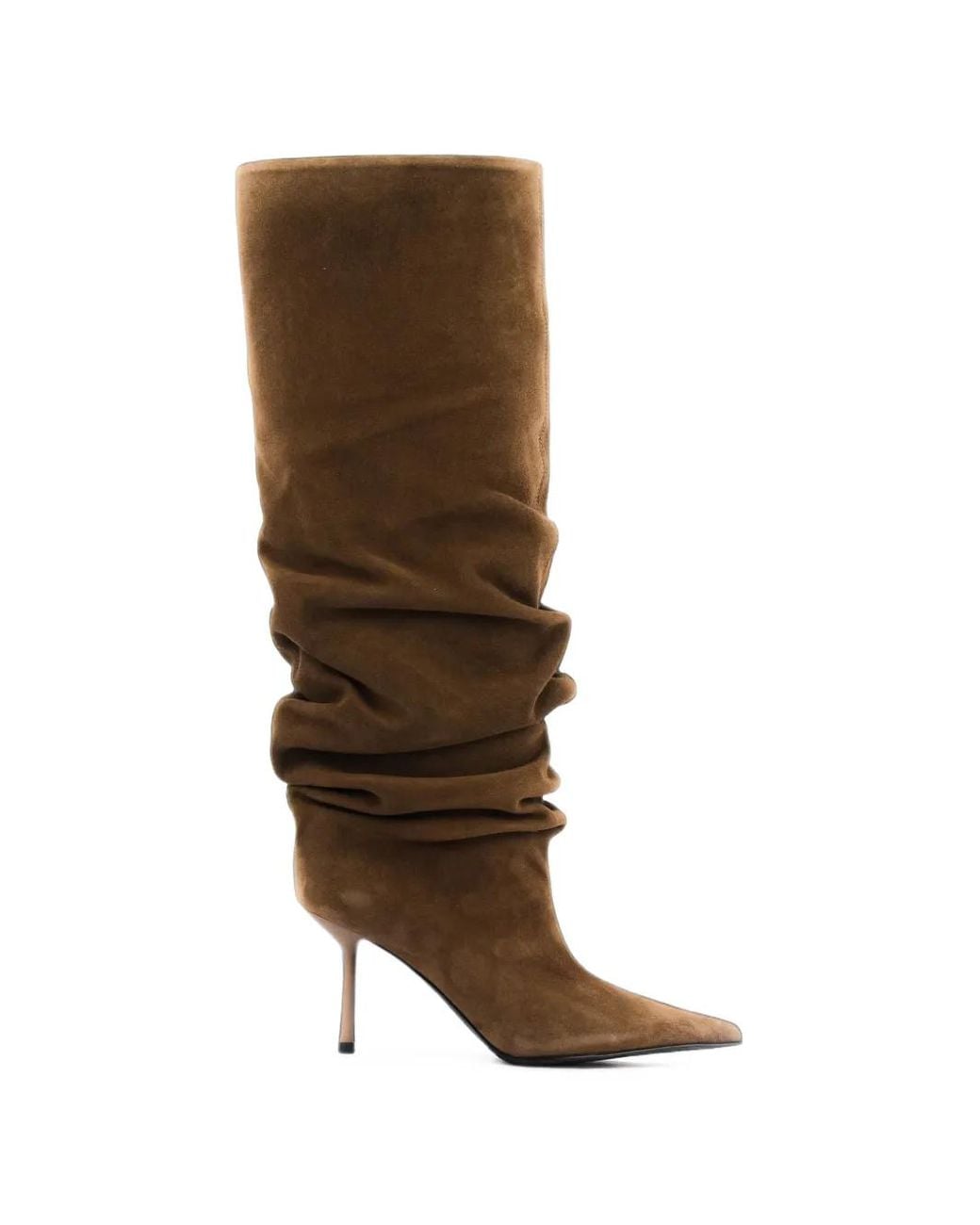 Le Silla Brown Bella Slouched Knee-High Boots