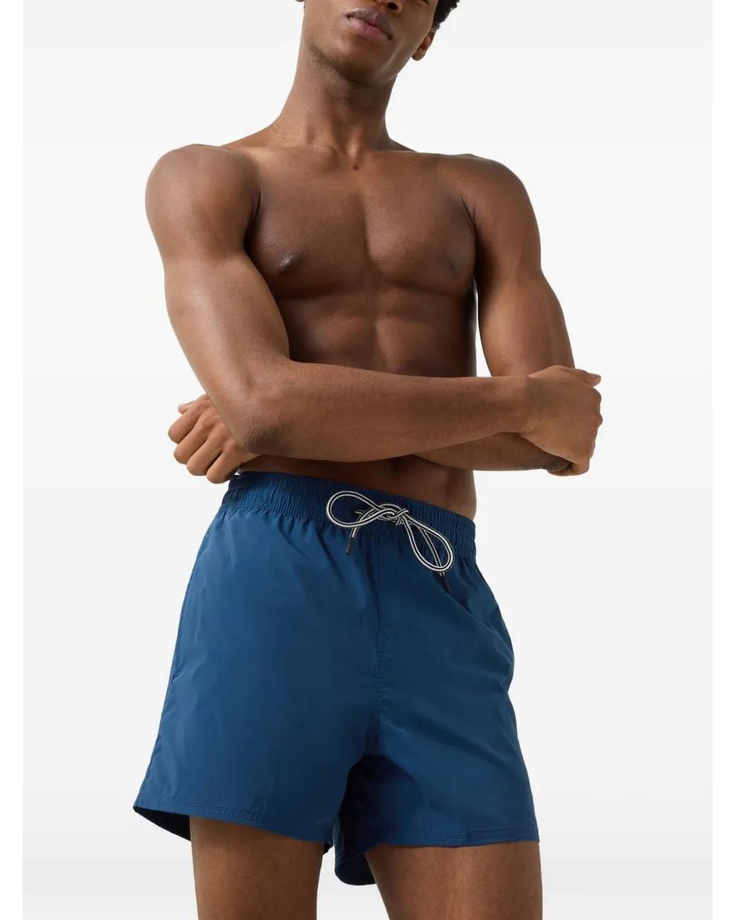 Bogner Fire + Ice Blue Nelson Swim Shorts for men