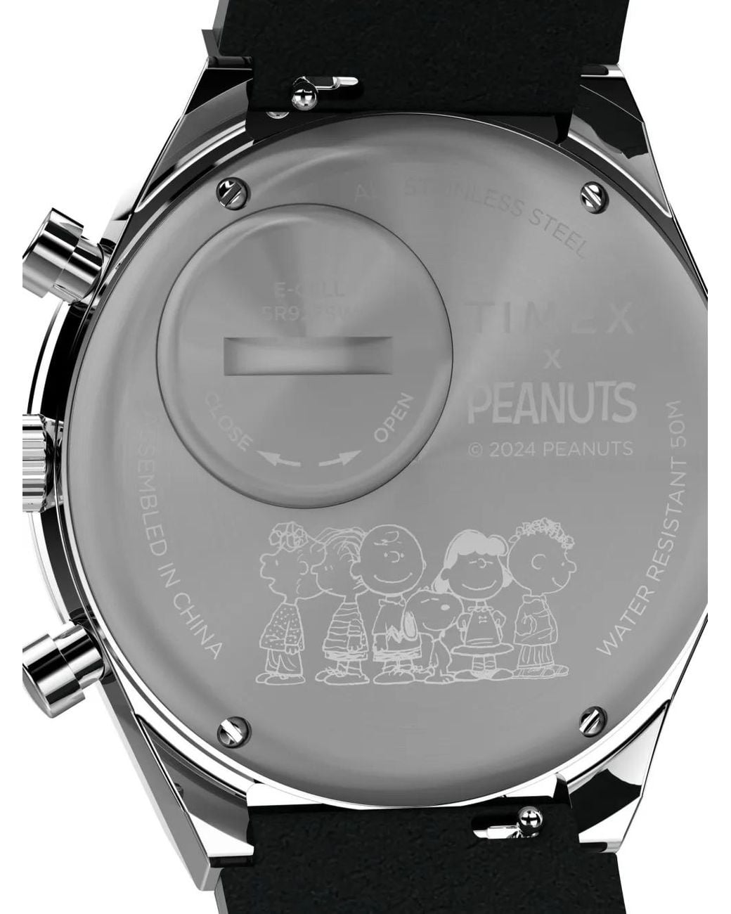 Timex X Peanuts Q Chronograph 40Mm in Black für Herren