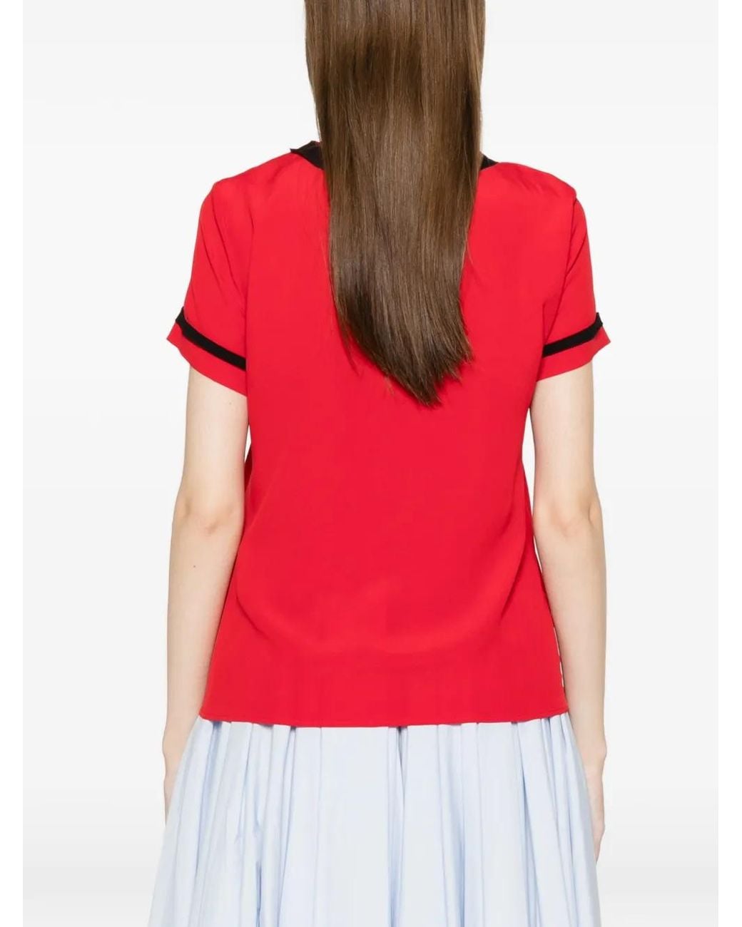 N°21 Red Striped Collar Shirt