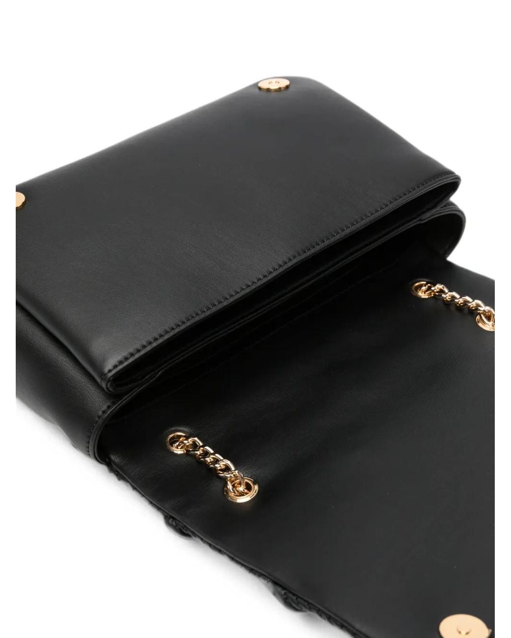 Love Moschino Black Sac Porté Épaule Matelassé À Plaque Logo