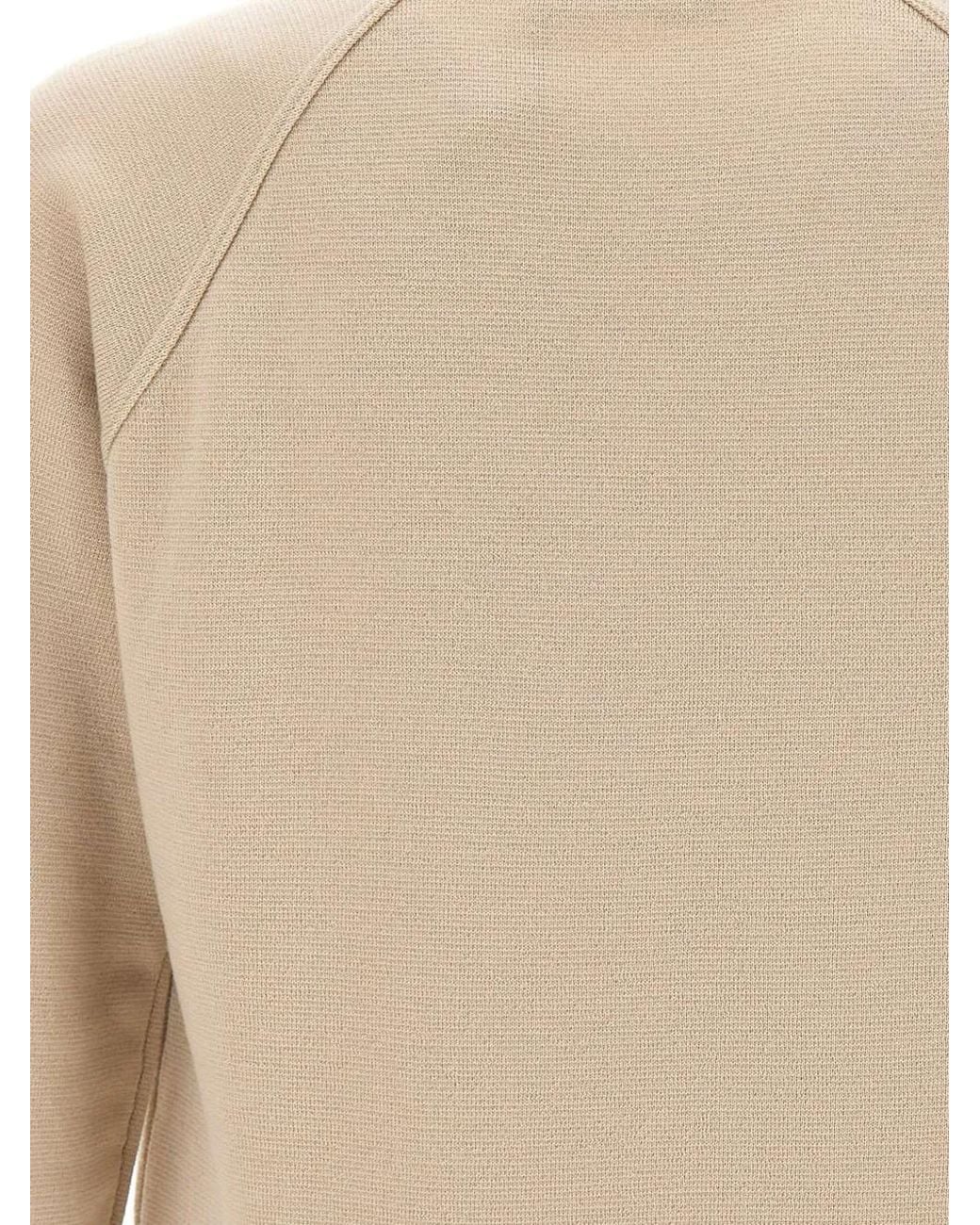 FILIPPO DE LAURENTIIS White Raglan-Sleeve Sweater for men