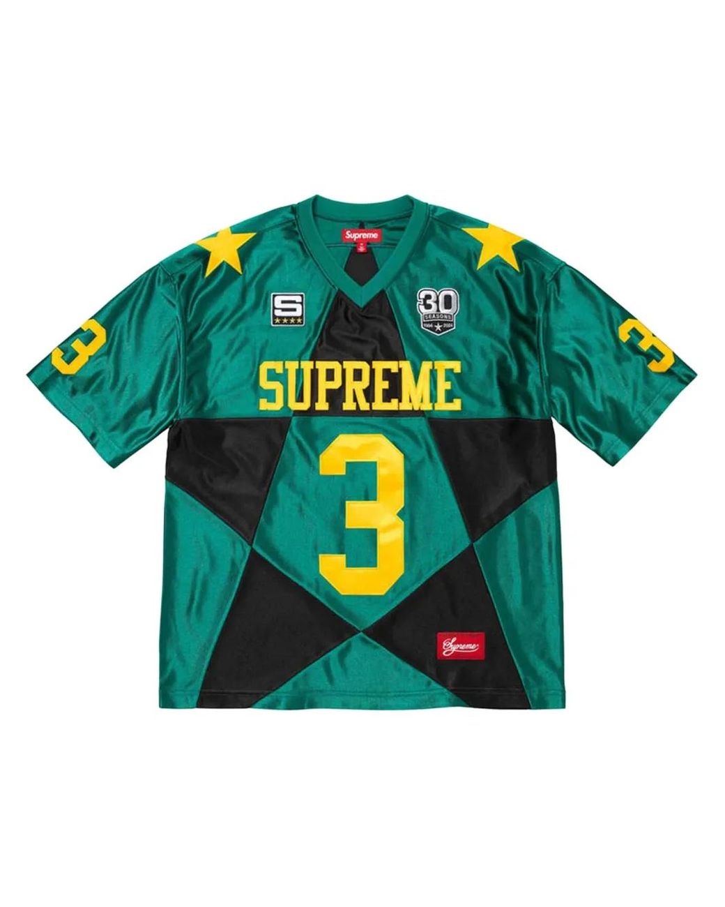 シャツ Supreme Star Football Jersey \"Dark Green Supreme Star Football Jersey Dark Green Men's - FW24 - US
