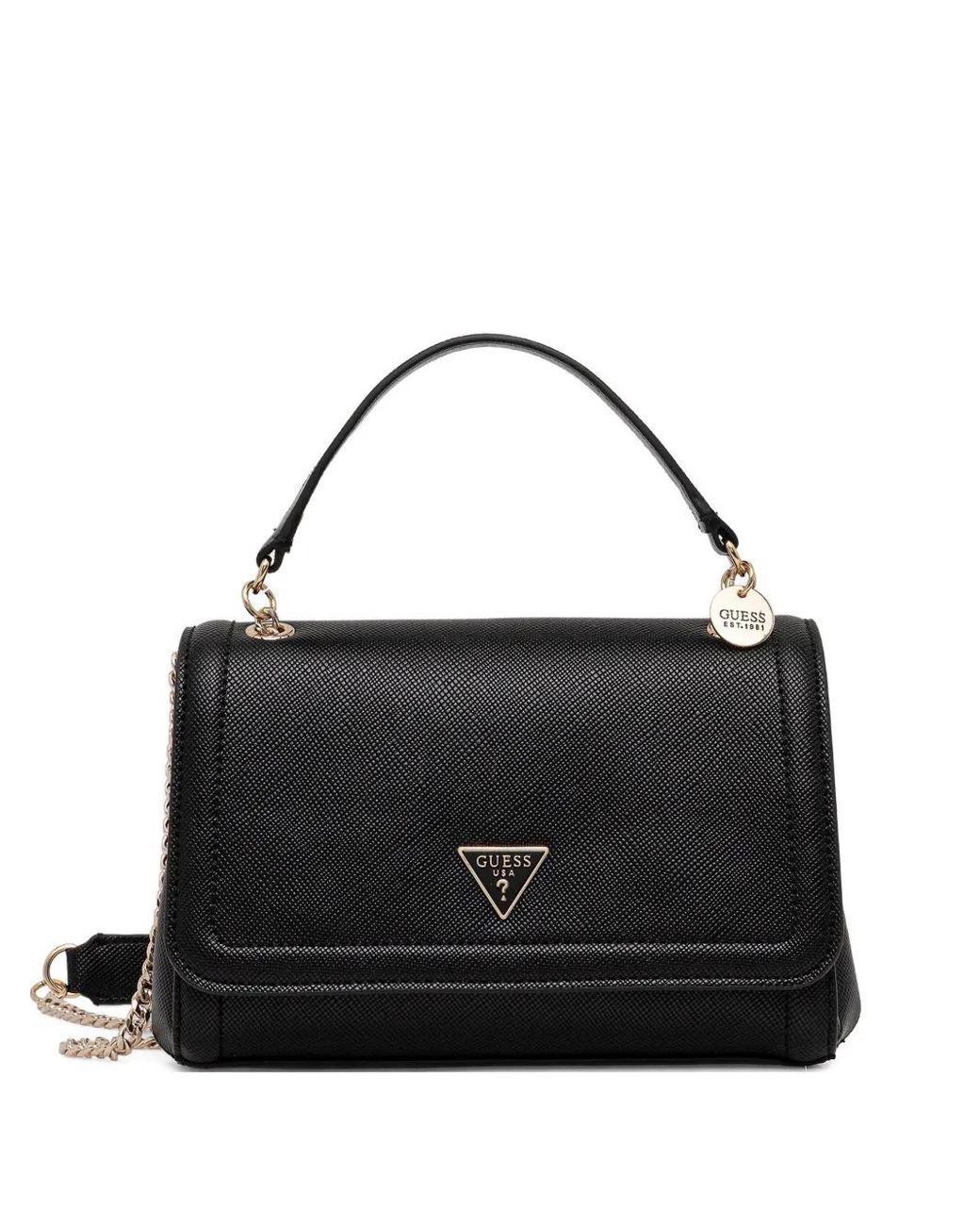 Guess Black Logo-Detail Tote Bag