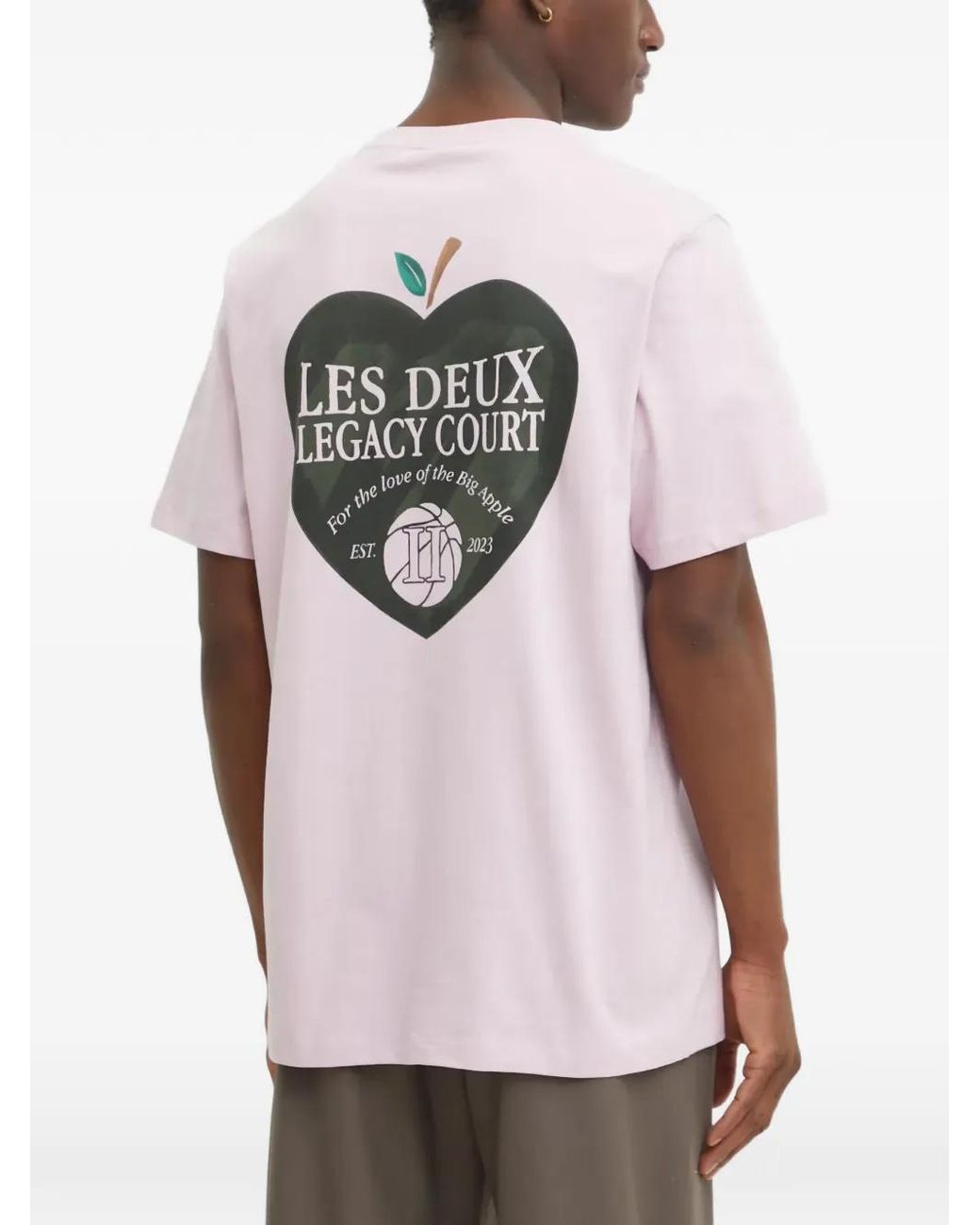 Les Deux White Logo-Print T-Shirt for men