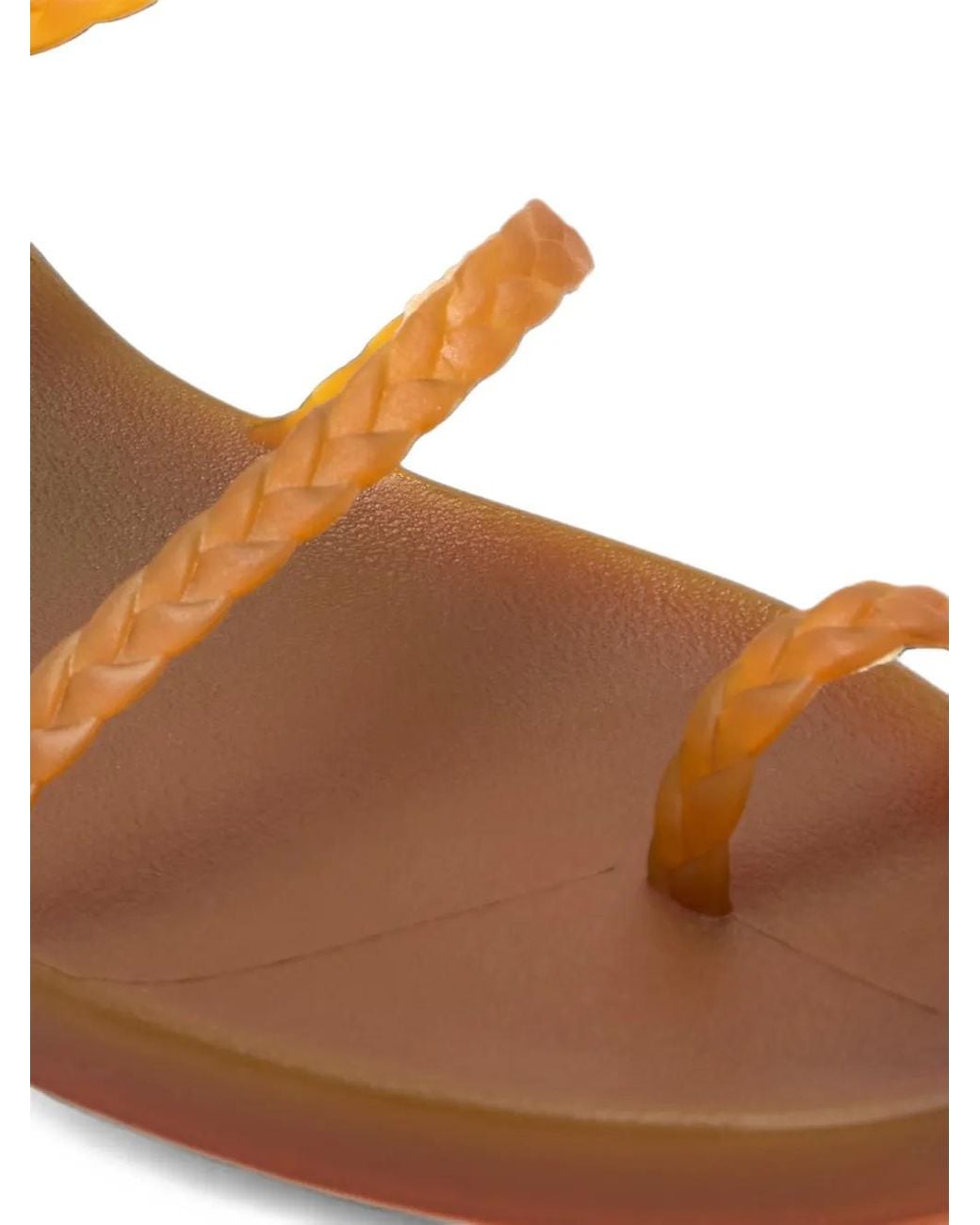 Ancient Greek Sandals Brown Eleftheria Jelly Braided Sandals