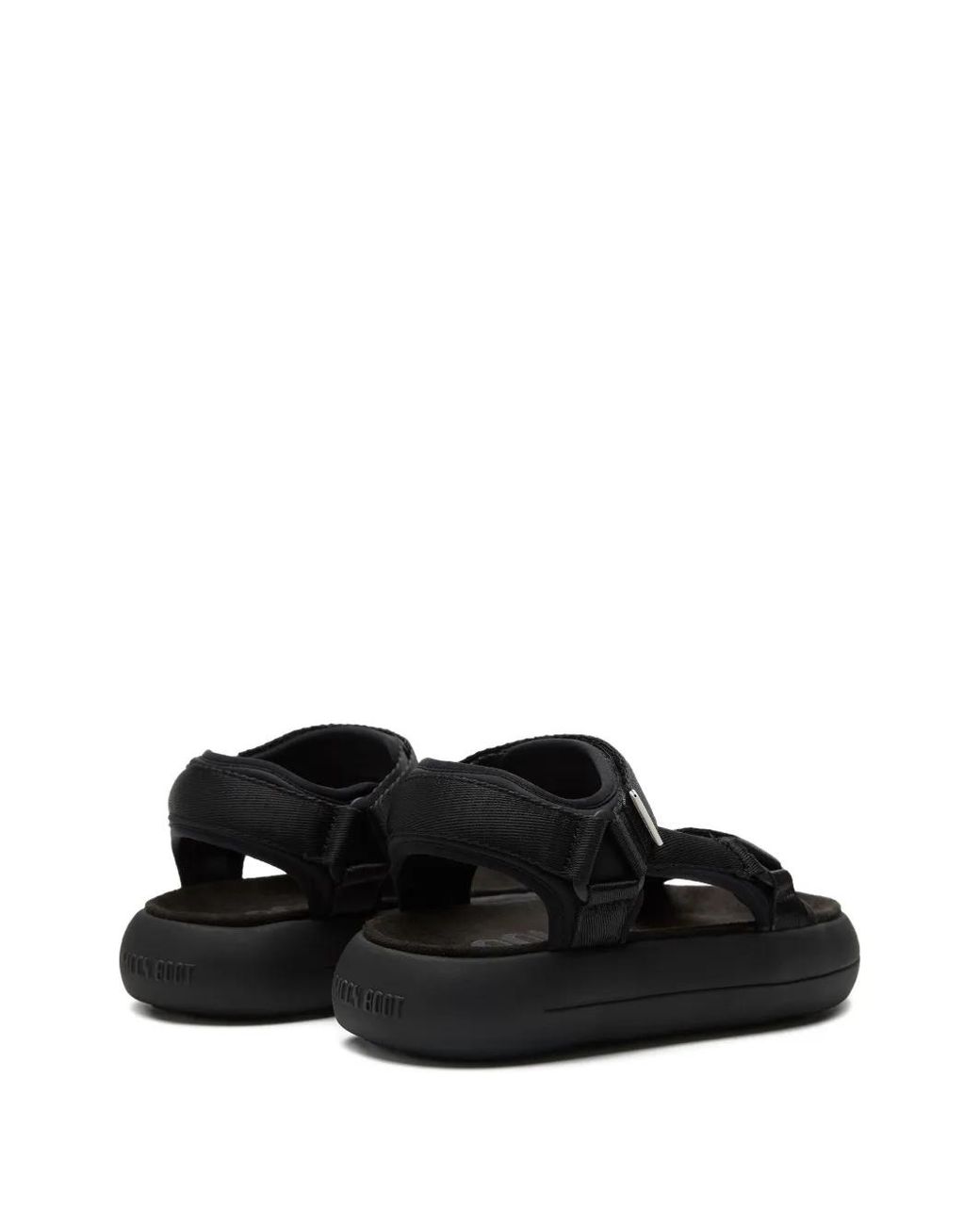 Moon Boot Black Super Sandals