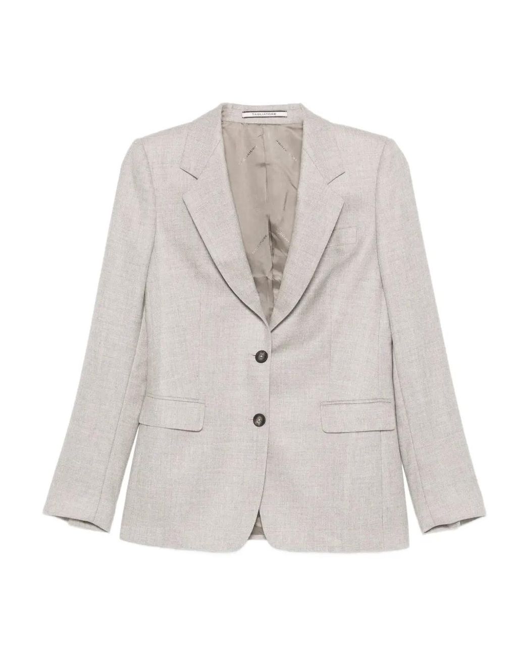 Tagliatore Jas Met Knopen in het White