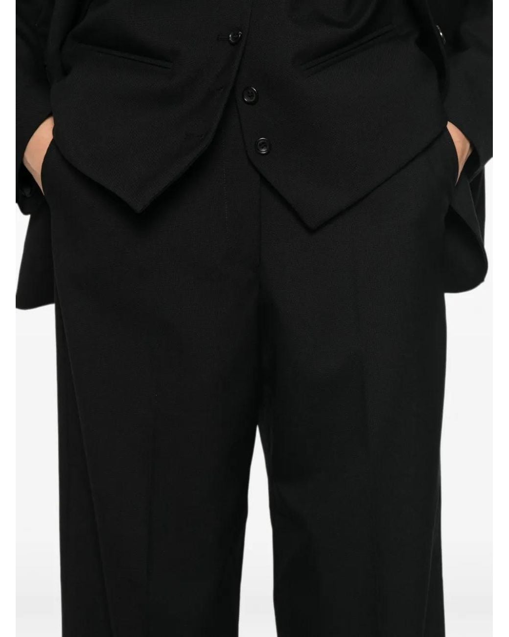 Eraldo Black Button-Up Three-Piece Suit