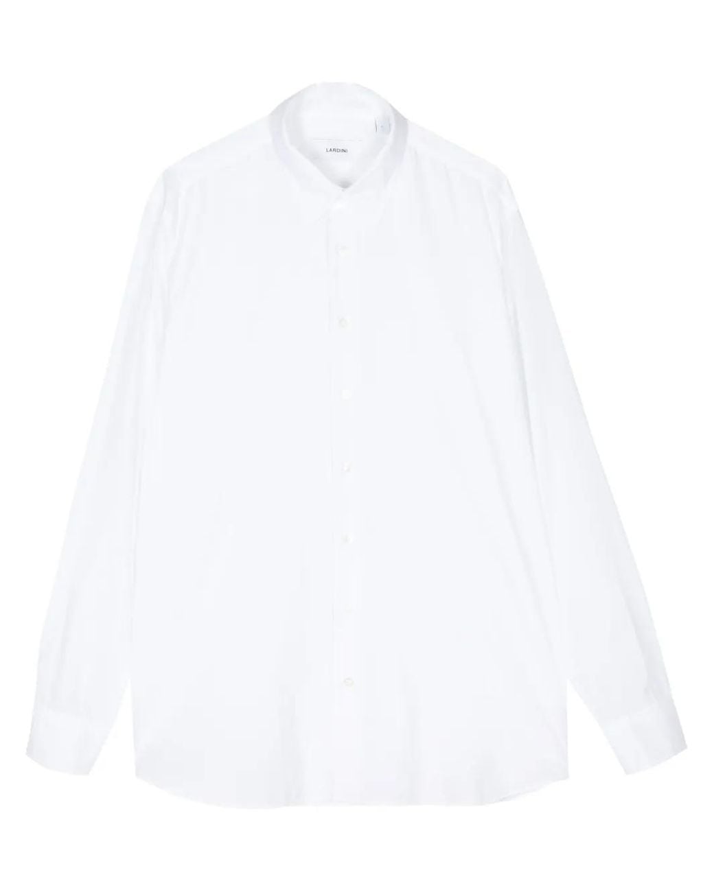 Lardini White Drop-Shoulder Long-Sleeve Shirt for men