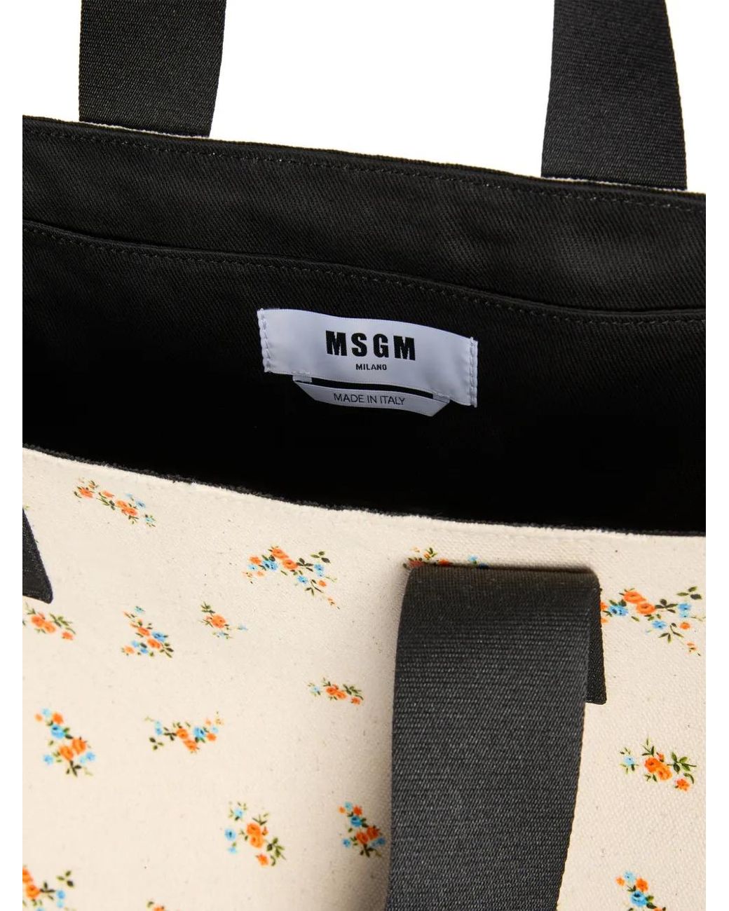 MSGM Natural Sac À Fleurs