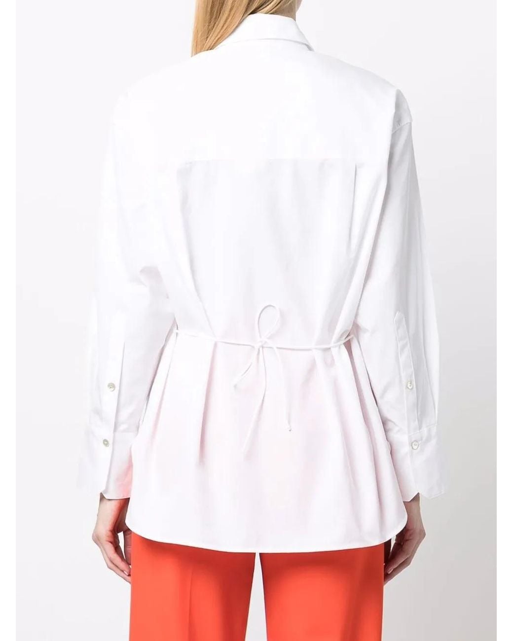 Vince Klassieke Blouse in het White