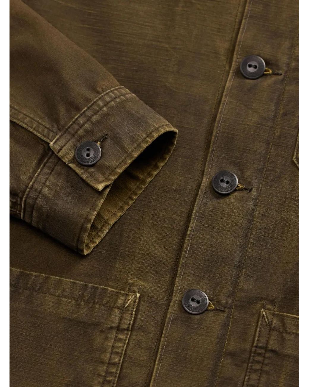 RRL Green Utility Pocket Shirt for men