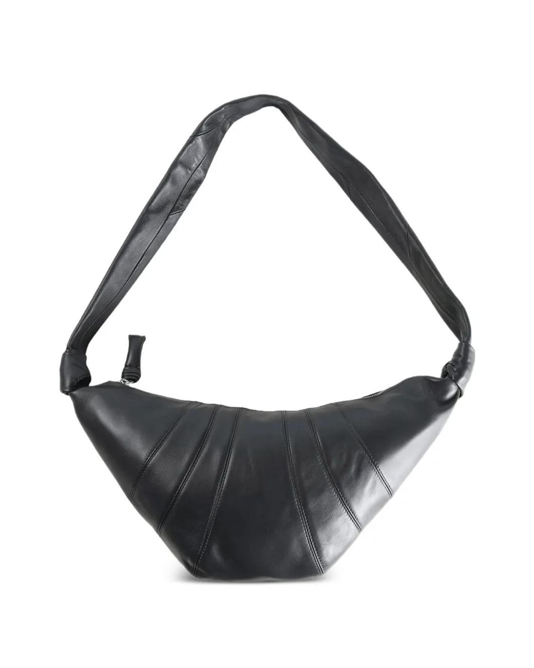 Lemaire Black Medium Croissant Tote Bag