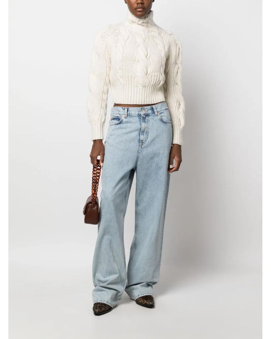 Zimmermann White Luminosity Wool Jumper