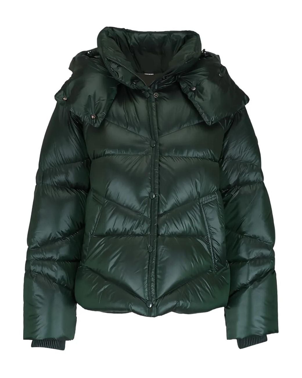Bogner Green Xally Hooded Quilted Jacket