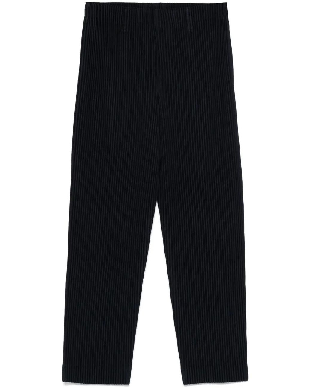 Homme Plissé Issey Miyake Blue Basics Trousers for men