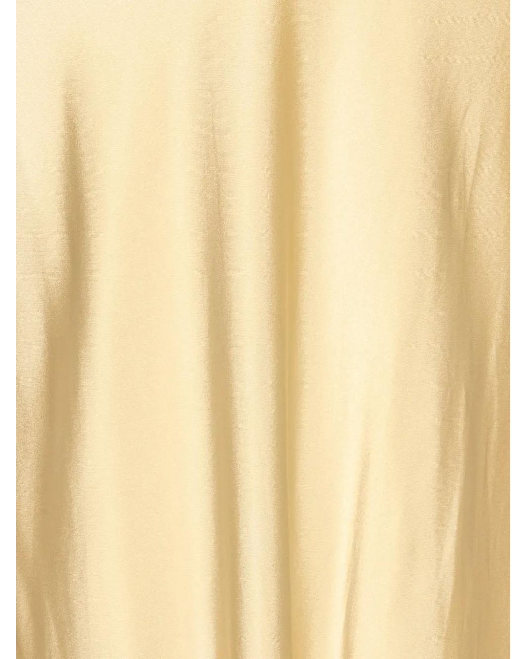 ROTATE BIRGER CHRISTENSEN Metallic Halter Neck Draped Front Long Dress